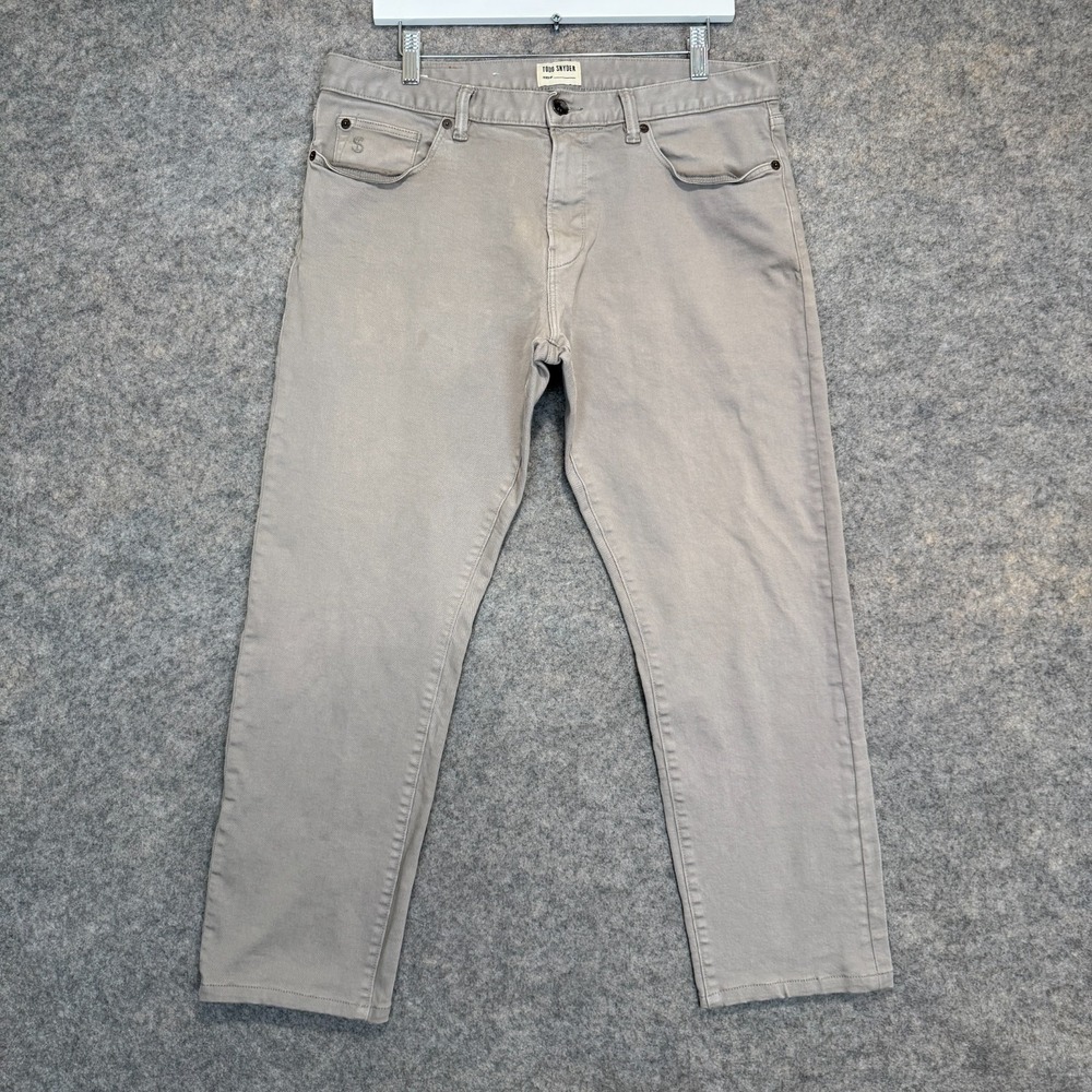 Todd Snyder Slim Chino Jeans Pants Mens 34x32 (actual 34x27) Short Inseam *